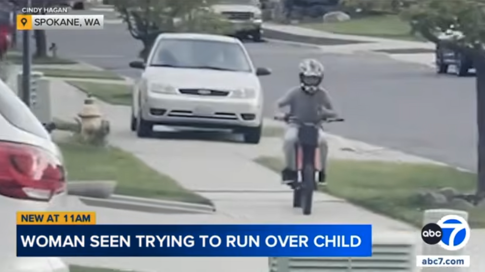 Driver chases ebike